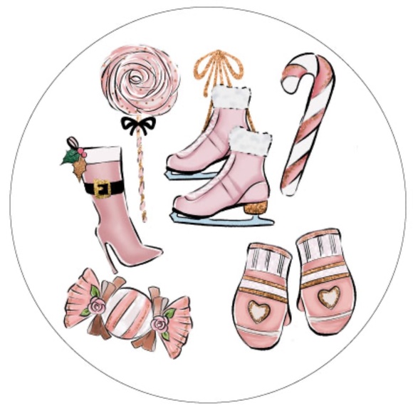 x60 Christmas Holiday Fashion Stickers Sheets Card Gift Fashion Stickers Seals - Picture 8 of 16